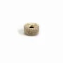Perle rondelle brillante en gold filled 6x3.4mm x 1pc