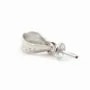 Bélière coupelle, Argent 925, 4mm pour perles semi-percées x 4pcs