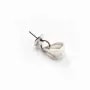 Silver  925 Rhodium beliere cup 4mm x 4 pcs  