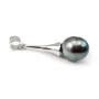 Sterling Silver 925 Pendant  for pearls 5x15mm  x 1pc