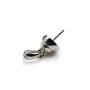 Argent  925 Rhodié Bélière coupelle 7.2mm pour perles semi-percés x 1PC