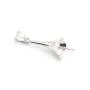 Silver  925 Rhodium beliere cup 8mm x 1pc  