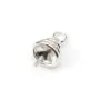 Bélière pour perles semi-percées en argent 925 8.5mm x 2pcs