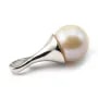 Argent 925 Rhodié Bélière  pour perles 16x8mm x 1 pcs