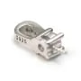 Bélière en argent 925 rhodié & zirconium 4x9mm x 1pc