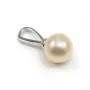 Bélière en argent 925 rhodié coupelle, 5x10mm x 1pc
