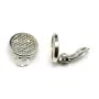 Clips tamis 14mm argent 925 x  2pcs