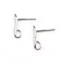 Earstuds,925  Sterling Silver 12mm x 2pcs