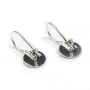 Earrings threadse  for Stick, Sterling Silver 925 , 9.6mm  x 2pcs 