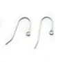 Crochets d'oreilles, argent 925  9x22mm x 4pcs