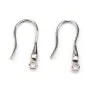 Dormeuse 13x32mm argent 925 x 2pcs