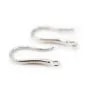 Ear wire thick back, 925 Streling silver x 2pcs