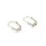 Dormeuse boucle d'oreille  Argent  925, 15x9 mm x 2pcs