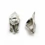 Argent 925 CliP pour perle 8-12mm x 2 st