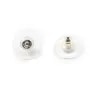 Argent 925  poussette 11.5x1.0mm x 4 pcs