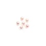 Perle de culture AKOYA japonais half-percée ronde 7-7.5mm x 1pc