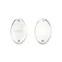 925 sterling silver oval charm to engrave 7x12mm x 1pc