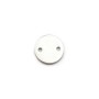 Breloque médaille à graver en argent 925 8mm x 1pc