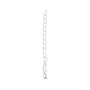 Chaîne de rallonge avec petite goutte en argent 925 5cm x 2pcs
