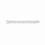 Argent 925 chaine alonge 5 cm  x 2pcs