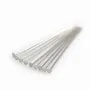 Clou tête plate  1.8X0.5X 25mm  Argent 925 Rhodié  x10pcs