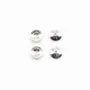 Silver 925 Smooth cup  4mm 