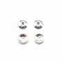 925 sterling silver "cup" finding 4mm x 20pcs 