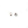 Silver 925 embout rond 3x5mm x  6 pcs