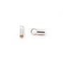 Embouts  pour cordon 1 mm argent 925 x4 pcs
