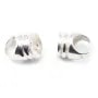 Argent 925 embout rond pour cordon 5x6mm x 20 pcs