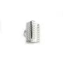 Embout pince, pour ruban en argent 925, 10mm x 2pcs
