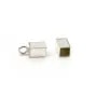 Embout carré, 3.5mm argent 925 x 1pc