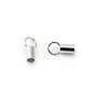 Embouts  pour cordon 1.8 mm argent 925 Rhodié x 4pcs