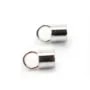 Embouts  pour cordon 3 mm argent 925 Rhodié  x 4pcs