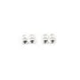 925 Sterling Silver crimp covers 2mm x 10 pcs