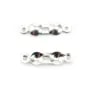 Crimp covers 925 Sterling Silver 3mm x10 pcs
