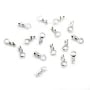 Embout mini-pince en argent 925, pour fil 0.5mm x 6pcs