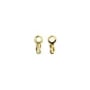 Tip clamp in 925 silver, for cord and lace, 3mm x 4pcs