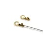 Tip clamp in 925 silver, for cord and lace, 3mm x 4pcs