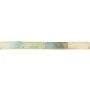 Amazonite, en forme de tube 4x13mm x 40cm