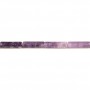 Lépidolite, en forme de tube 4x13mm x 40cm