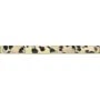 Jaspe dalmatien, en forme de tube 4x13mm x 40cm