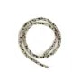 Jaspe dalmatien, en forme de tube 4x13mm x 40cm