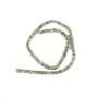 Jaspe de tache verte, en forme de cube, 4mm x 40cm