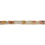 Agate crazy, en forme  de cube 4mm x 40cm
