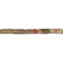 Jaspe ukanite, en forme de rectangle 4x13mm x 40cm