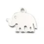 Breloque éléphant 12x13 mm en Argent 925 x1 
