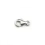 Argent 925 Fermoir Mousqueton 8mm en Sachet  x 1piece