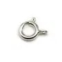 Argent 925 Fermoir ressort 10mm x 1pc
