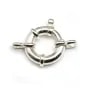 Argent 925 Fermoir bouée 12mm x 1pc